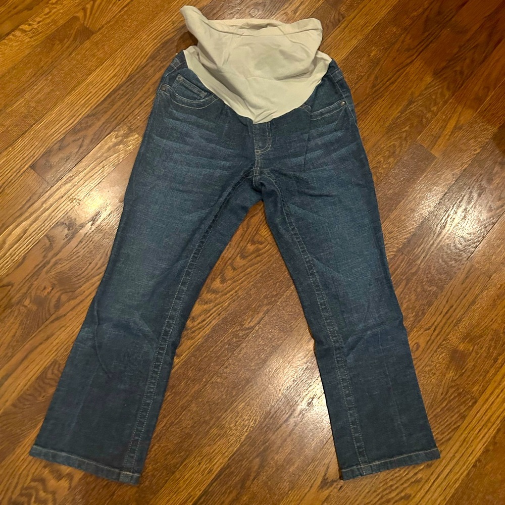 Indigo Blue Size Small Maternity Jeans
